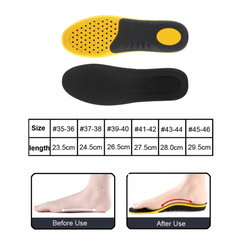 Running shoe insole for low arches - TPU arch cradle prevents collapse during impact